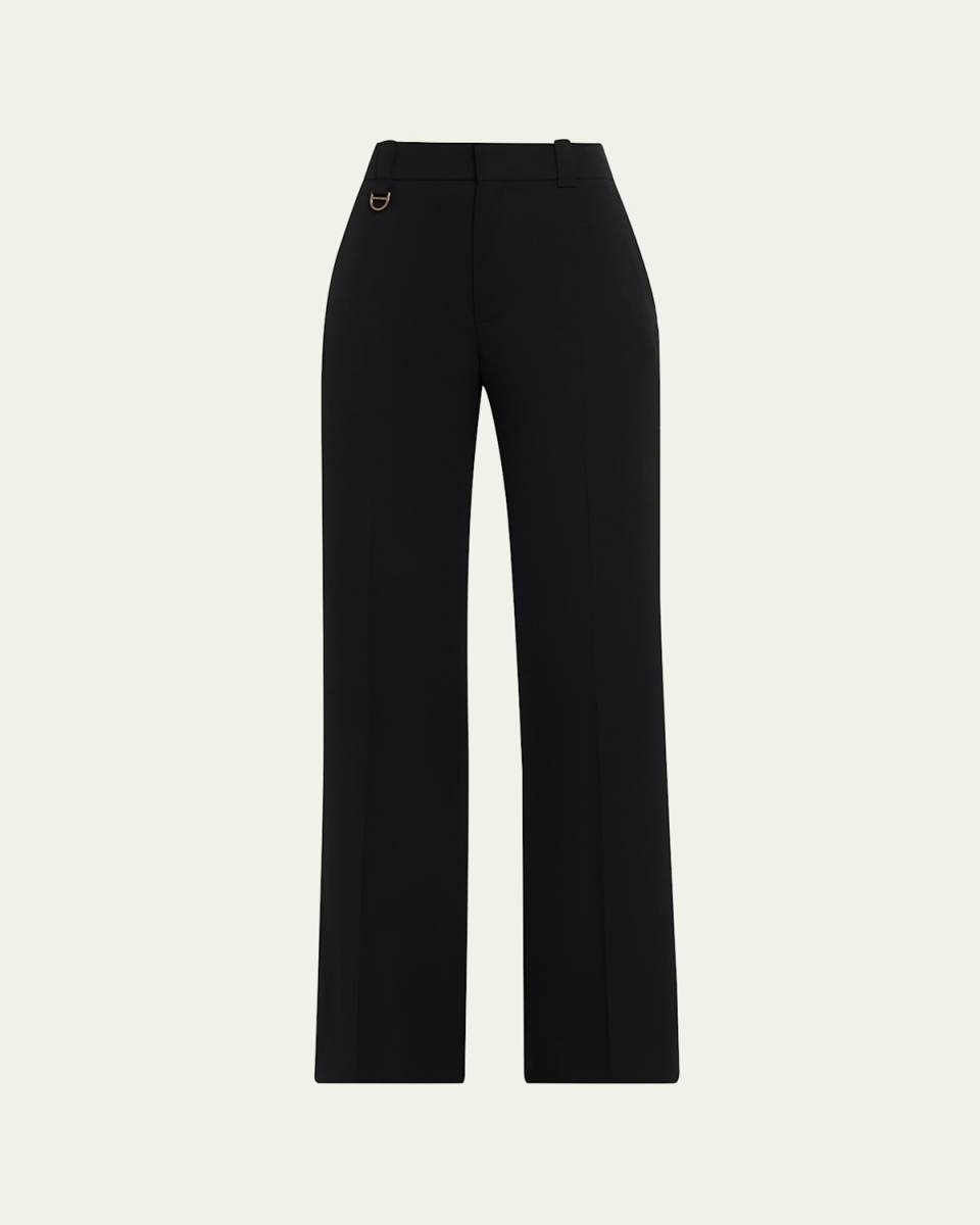 Tailored Stretch Wool Trousers